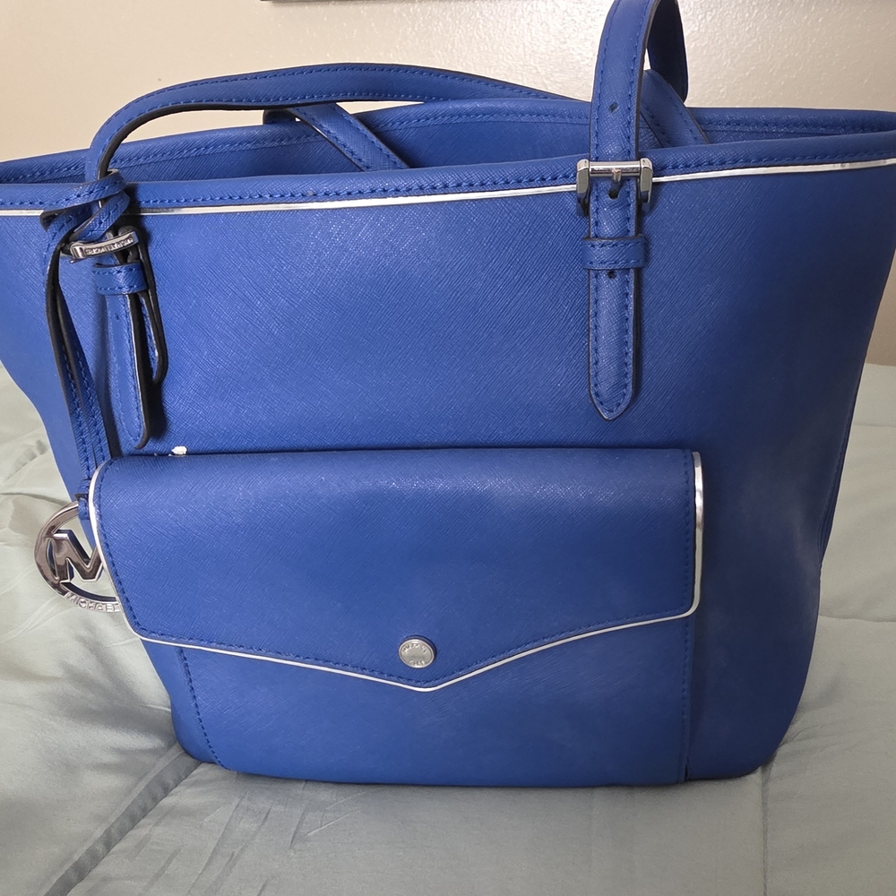 Michael Kors Collection Blue Tote